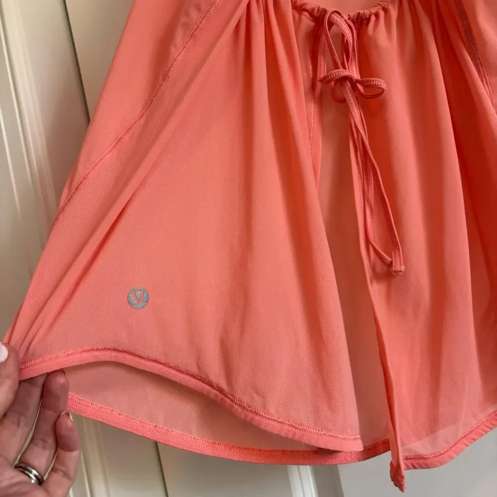 Lululemon Such A Cinch Tank Light Coral Mesh M‎ Flowy Athletic Athleisure